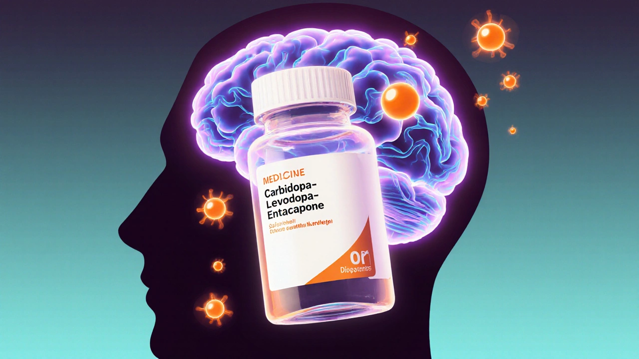 Effets indésirables et interactions médicamenteuses du carbidopa‑lévodopa‑entacapone