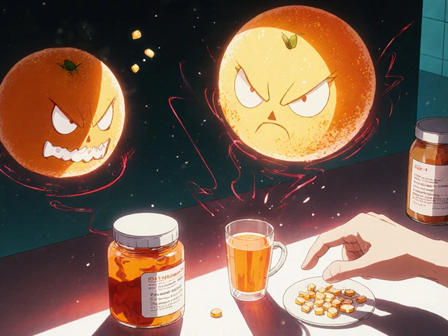 Fruits citriques au-delà du pamplemousse : effets du pamplemousse et de l'orange amère sur les médicaments