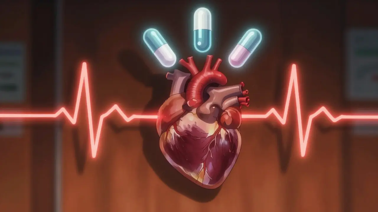 Antibiotiques macrolides et arythmies cardiaques : risque de prolongation de l'intervalle QT