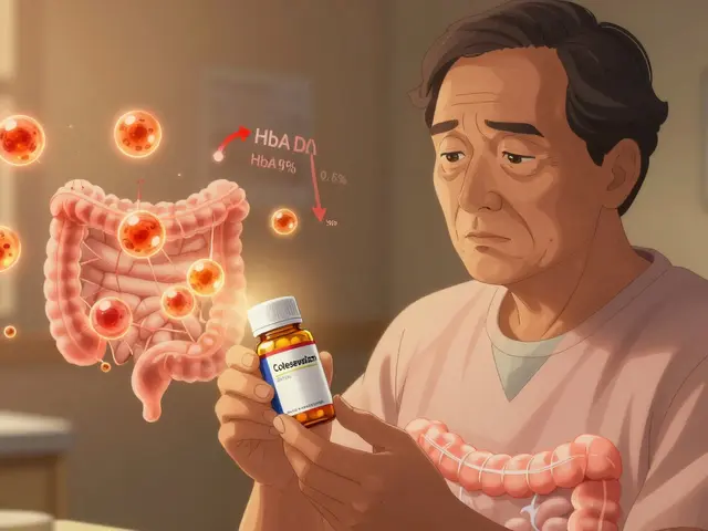 Séquestrants d'acides biliaires pour le diabète : effets secondaires et interactions médicamenteuses