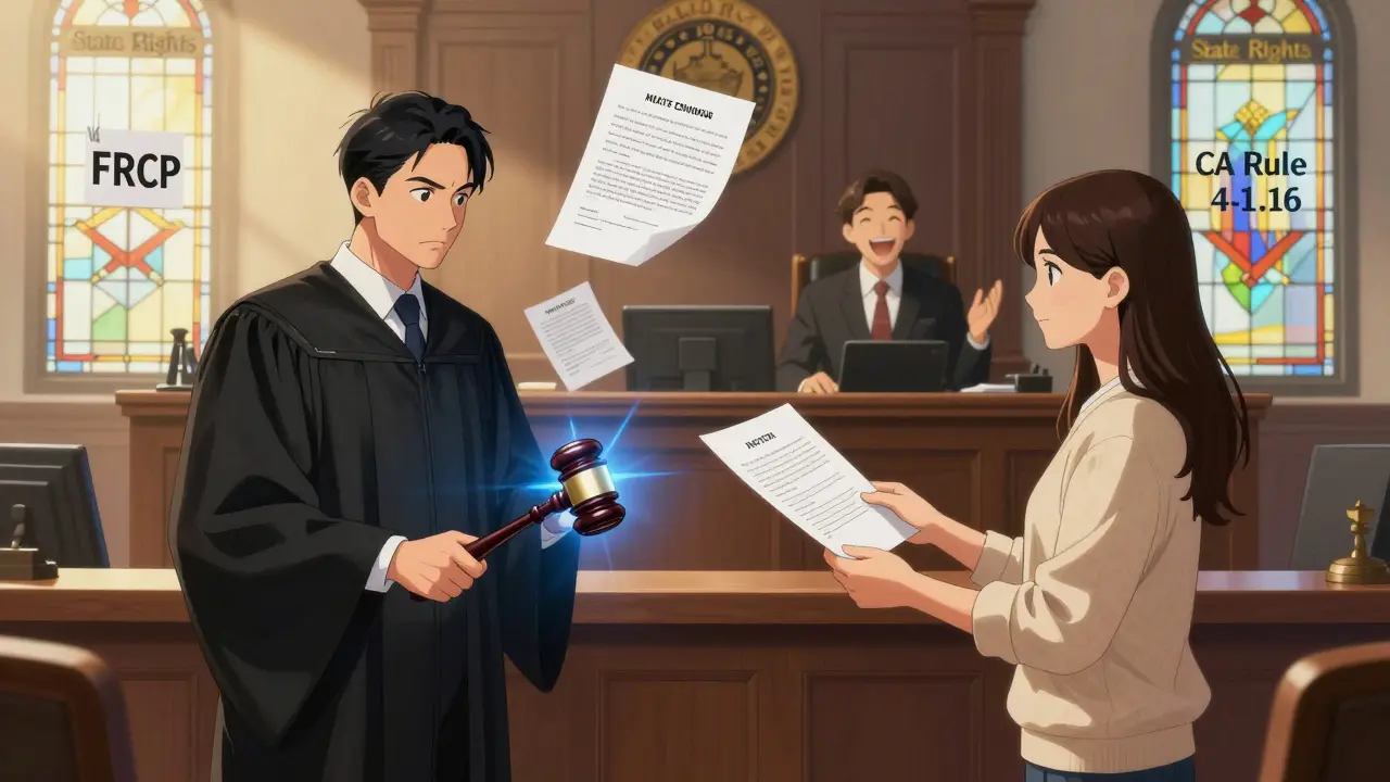 Lois d'État vs loi fédérale : conflits dans les règles de substitution des avocats